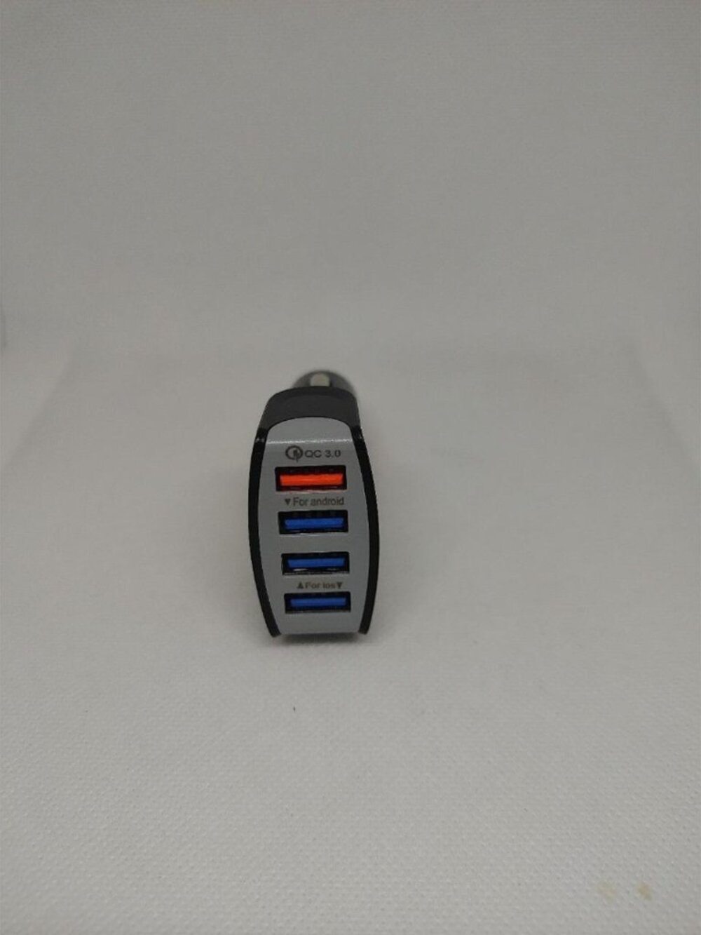 USB Car Charger Adapter, QC 3.0 Fast Car Charger, 4-Port Multi 2.4 Amp Rapid
